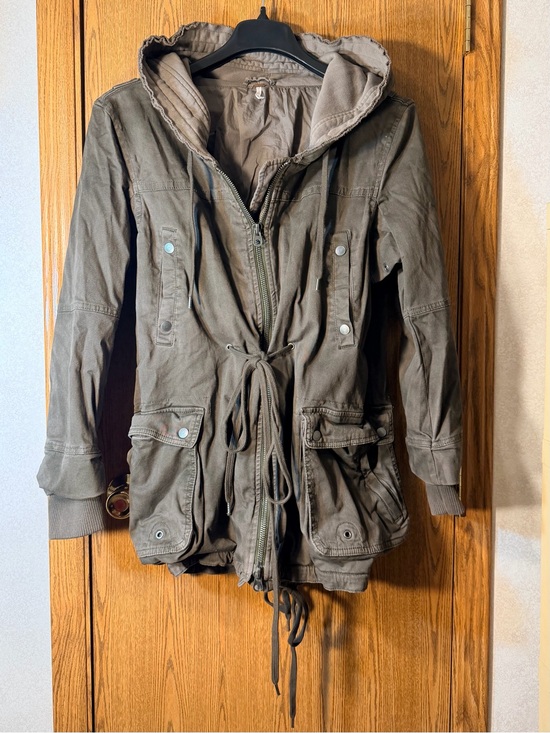 Free People Jackets & Blazers - Free People Hooded Utility Jacket
